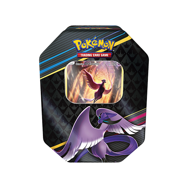 Pokémon Crown Zenith - Galarian Zapdos Moltres Articuno Tin Box EN - NEU OVP