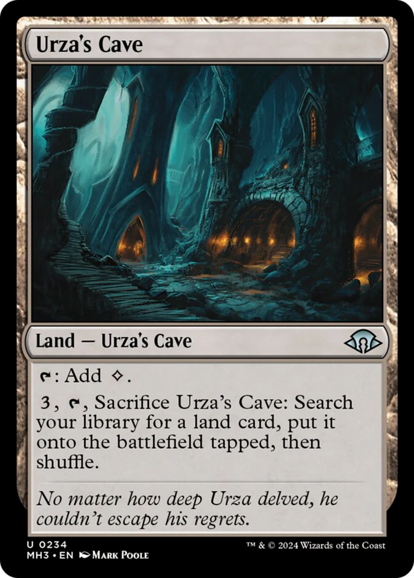 Urzas Cave - Modern Horizons 3 MH3 234 - NM EN - Magic MTG Trading Card