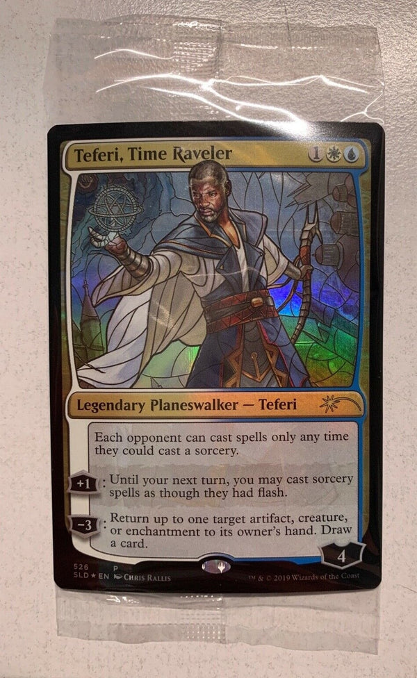 Teferi, Time Raveler Stained Glass Foil - Secret Lair SLD 526 - NM EN - MTG