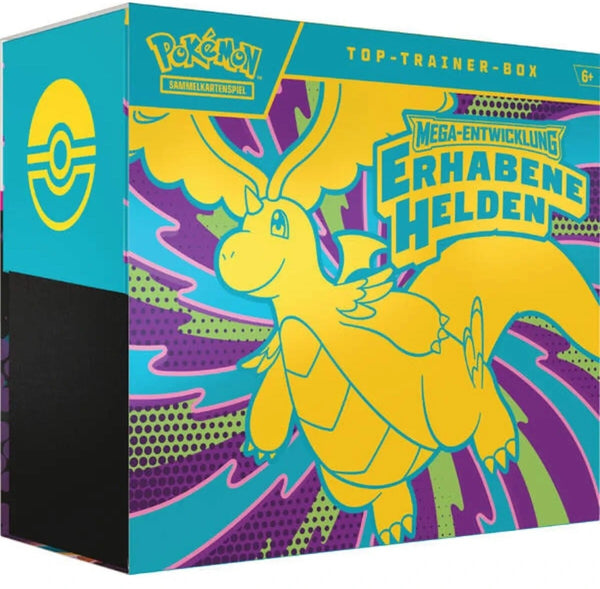Pokemon - Mega Entwicklung Erhabene Helden ME 2.5 Top Trainer Box TTB DE NEU OVP