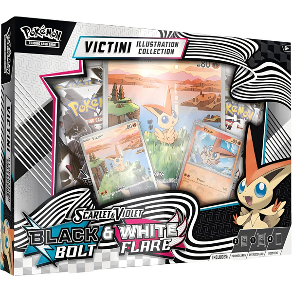 Pokémon - Black Bolt & White Flare Unova Victini Illustration Collection EN NEU