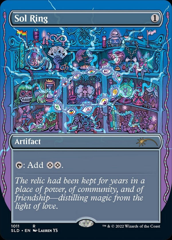 Sol Ring Full Art  - Secret Lair: Pride Across the Multiverse SLD 1011 - NM EN