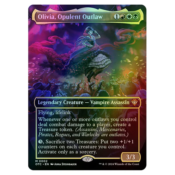 Olivia Opulent Outlaw FA FOIL - Commander Outlaws of Thunder Junction - OTC 2 EN
