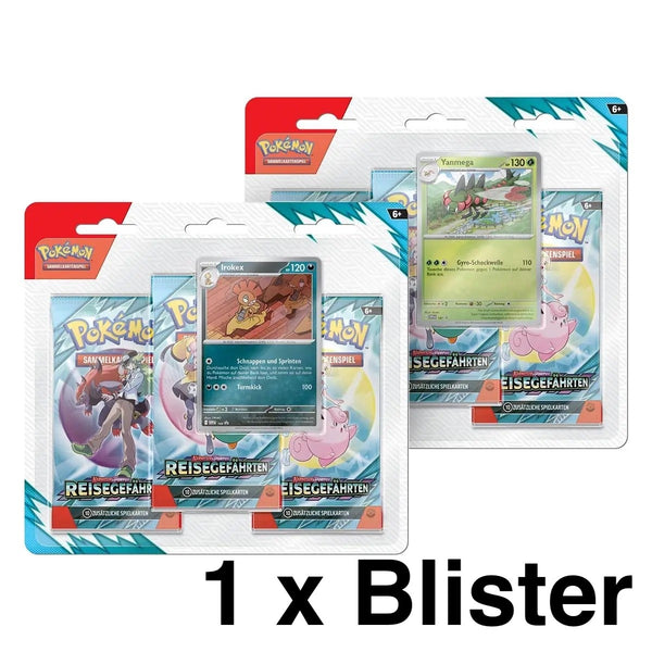 Pokemon - Reisegefährten 3 Booster Pack Blister Promo - DE NEU OVP