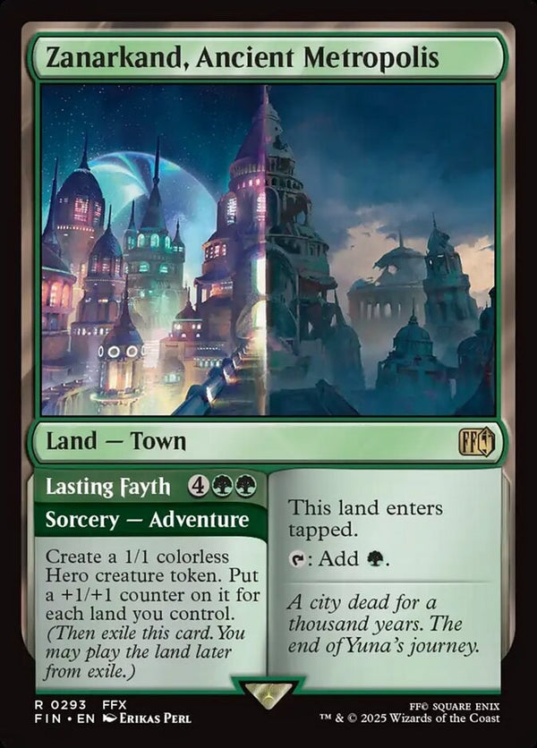 Zanarkand, Ancient Metropolis / Lasting Fayth Final Fantasy FIN 293 - EN NM MTG