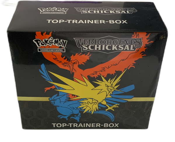 Pokémon - Verborgenes Schicksal Top Trainer Box Deutsch - TTB - NEU & OVP Sealed