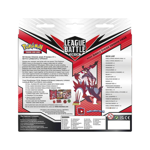 Pokémon - Single Strike Urshifu VMAX League Battle Deck - ENG - NEU & OVP
