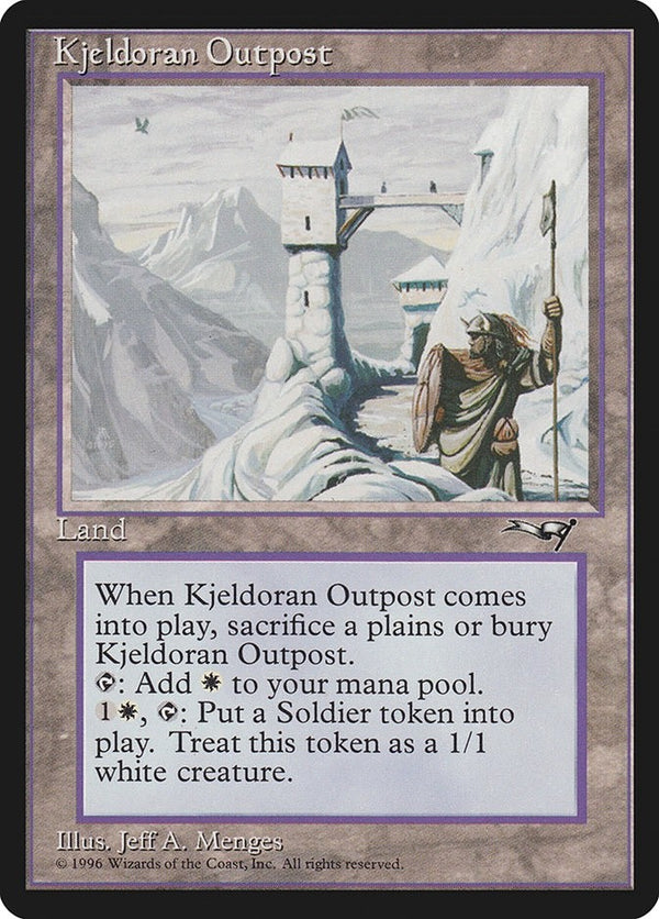 Kjeldoran Outpost - Alliances Reserved List - NM - EN - MTG Magic TCG