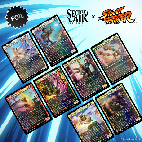 Secret Lair x Street Fighter FOIL - EN - NEU & OVP - MTG Magic The Gathering