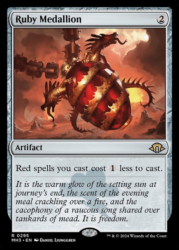 Ruby Medallion - MH3 292 Modern Horizons 3 - NM EN - Magic MTG TCG