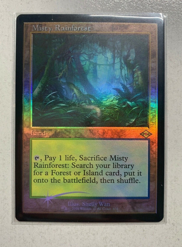 Misty Rainforest Old Border Foil - Modern Horizons 2 MH2 438 NM EN - MTG