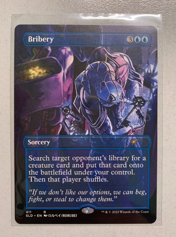 Bribery Full Art - Secret Lair Super Drop SLD 411 - Near Mint EN - MTG