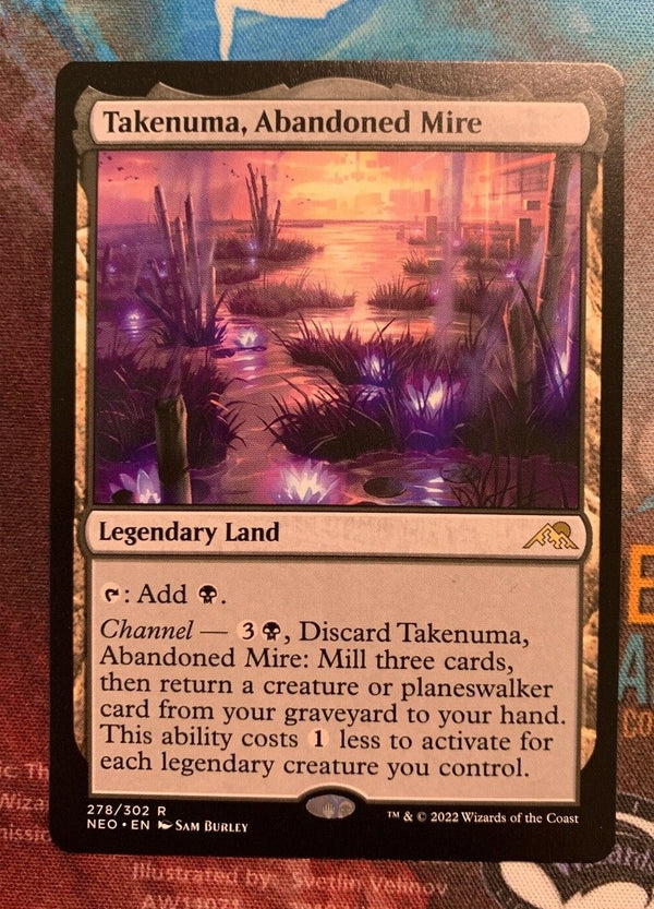Takenuma, Abandoned Mire - NM EN - Kamigawa Neon Dynasty - NEO 278 - MTG