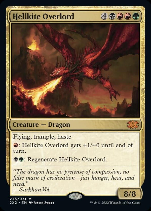 Hellkite Overlord NM EN - Double Masters 2022 - 2X2 225 - MTG Magic