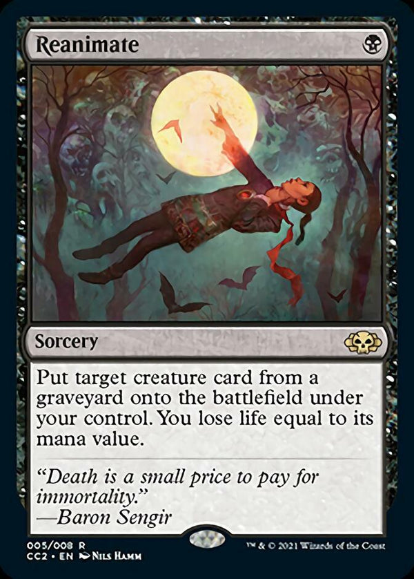 Reanimate - Commander Collection Black - Near Mint EN CC2 005 - MTG Magic