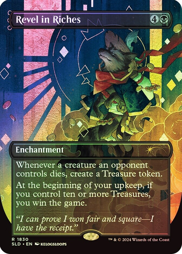 Revel in Riches Full Art Foil - SLD 1830 Secret Lair EN NM - MTG Magic