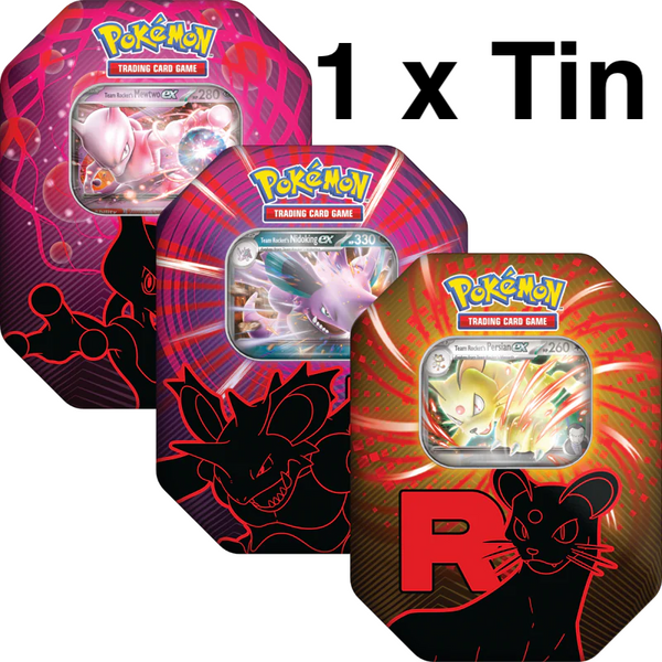 Pokémon - Team Rocket Tin Box Mewtwo Persian Nidoking EX (1 x Tin) ENG NEU OVP