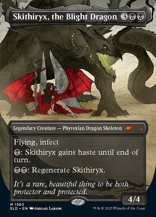 Skithiryx, the Blight Dragon Full Art - Secret Lair SLD 1562 - NM EN - Magic