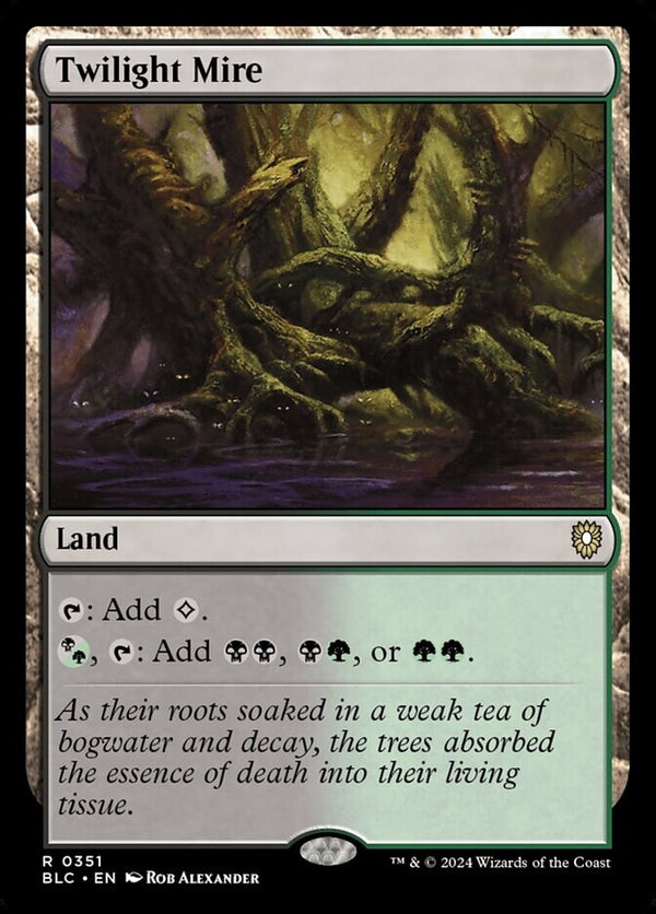 Twilight Mire - Commander Bloomburrow BLC 351 - EN NM - MTG Magic
