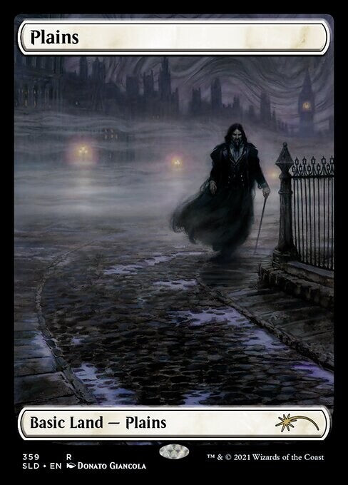 Plains Dracula Full Art - Secret Lair Drop - NM EN - SLD 359 - Magic MTG TCG