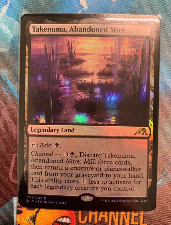 Takenuma, Abandoned Mire FOIL - NM EN - Kamigawa: Neon Dynasty - NEO 278 - MTG