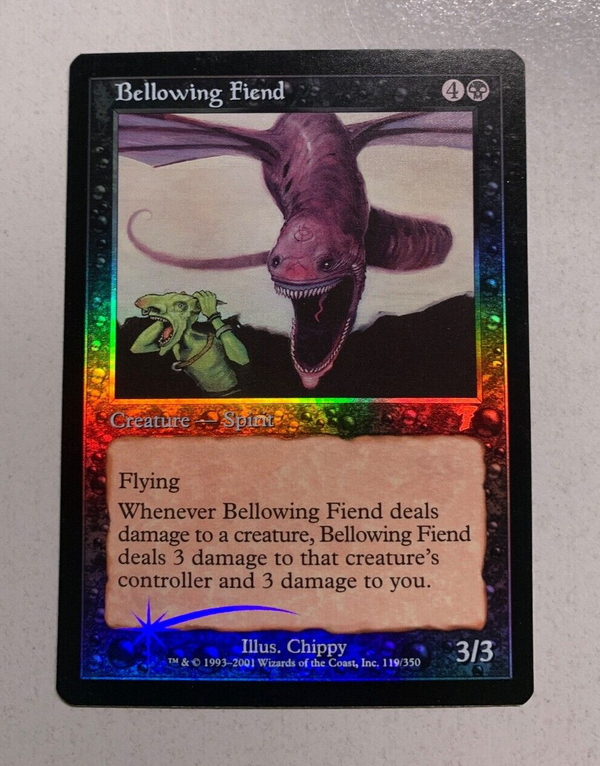 Bellowing Fiend FOIL  - Siebte Edition / 7.th Edition 119 - EN - MTG Magic Karte