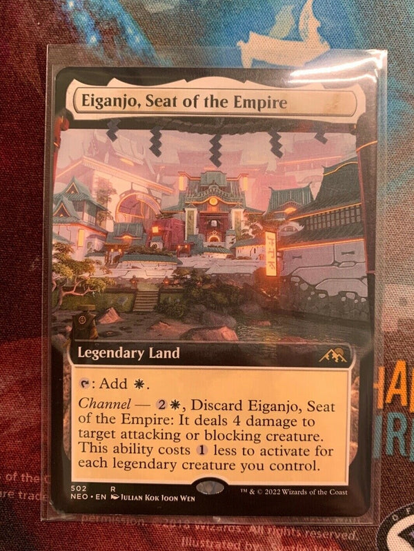 Eiganjo, Seat of the Empire Full Art - NM EN - Kamigawa: Neon Dynasty - NEO 502