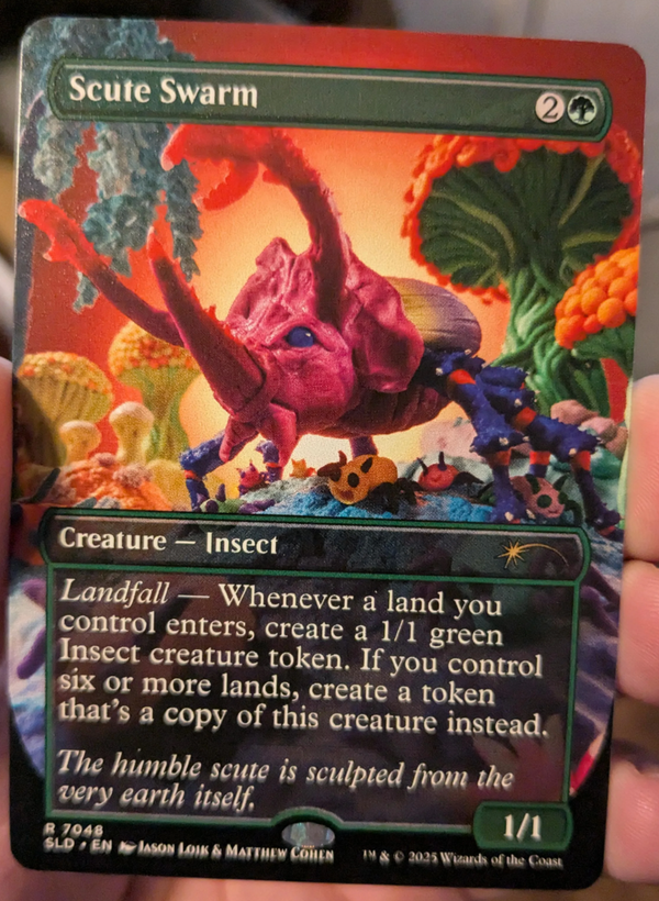 Scute Swarm Full Art - SLD 7048 Secret Lair Play Doh - EN NM MTG Magic
