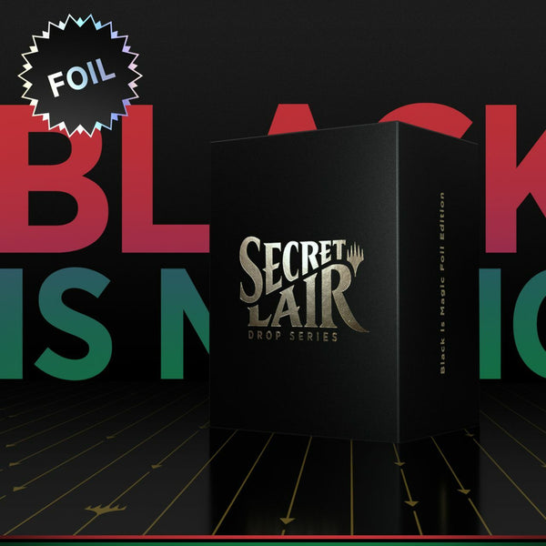 Magic The Gathering - Secret Lair Black is Magic Foil Edition - MTG NEU & OVP