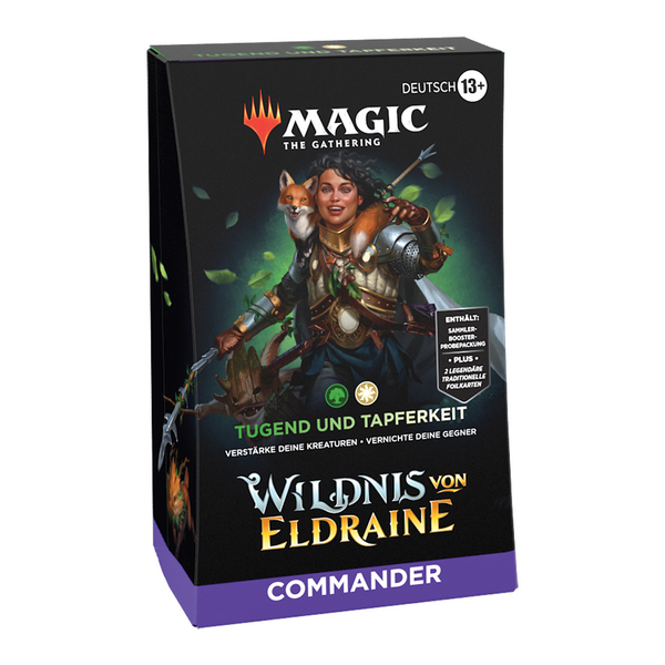 Wildnis von Eldraine Commander Deck - Tugend und Tapferkeit - DE NEU OVP SEALED