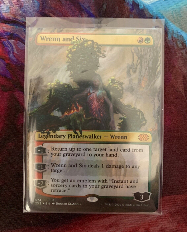 Wrenn and Six FA TEXTURED FOIL NM EN - Double Masters 2022 - 2X2 574 - MTG Magic