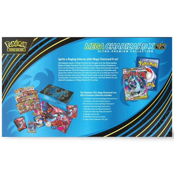 Pokemon Mega Charizard X ex Ultra-Premium Collection UPC EN - NEU OVP SEALED