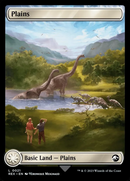 Jurassic World Collection - Plains Full Art REX 21 - NM EN - Magic MTG