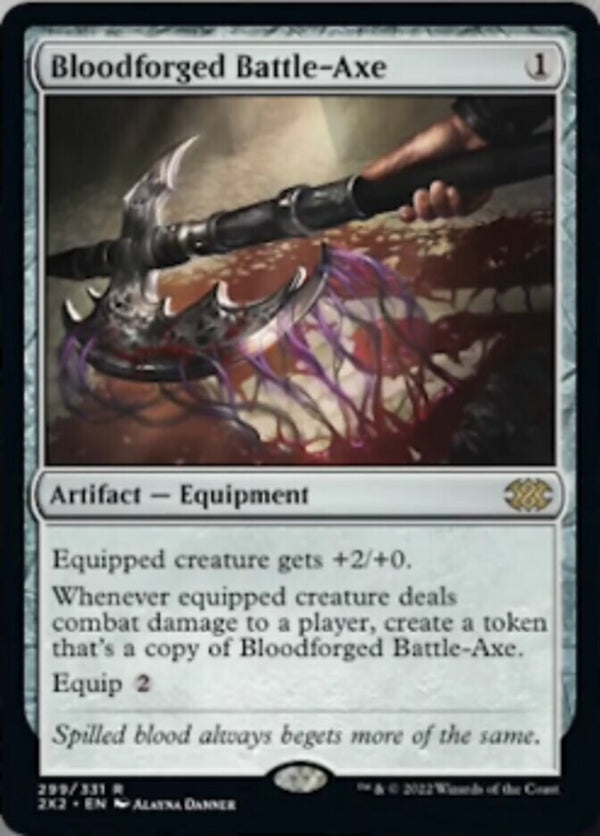 Bloodforged Battle Axe - Double Masters 2022 2XM 299 - Near Mint - EN - MTG