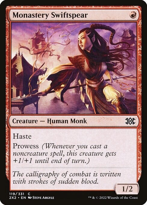 Monastery Swiftspear - Near Mint EN - 2X2 119 - MTG Magic The Gathering
