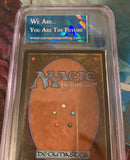 Mox Sapphire Unlimited Signed 8 - 8.5 Graded Near Mint Magic The Gathering MTG