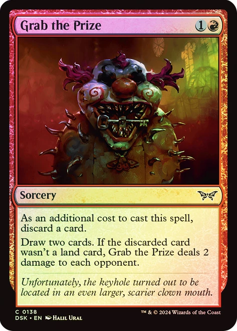 Grab the Prize - Duskmourn - EN NM - DSK 138 - MTG Magic The Gathering