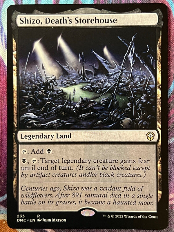 Shizo, Death's Storehouse - Dominaria United DMC 233 - EN NM - Magic MTG