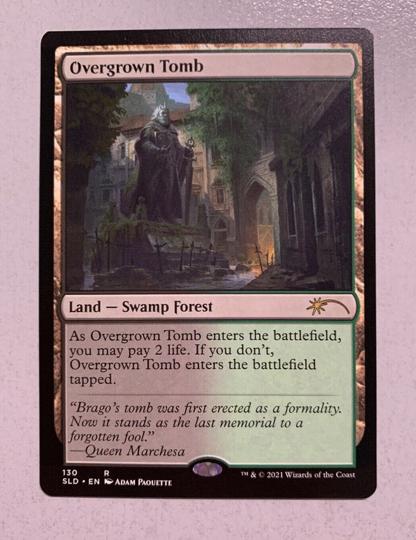 Overgrown Tomb Shockland - Secret Lair - Near Mint EN - SLD 130 - MTG Magic