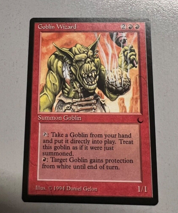 Goblin Wizard - Reserved List The Dark - Near Mint - EN Magic The Gathering MTG