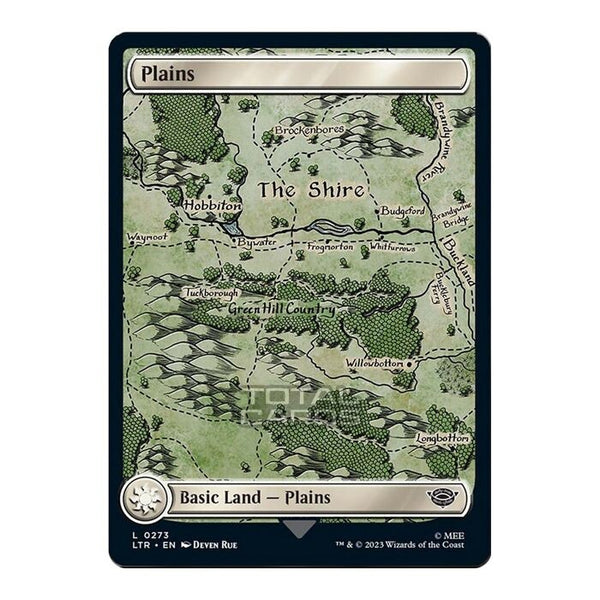 Plains Full Art V.4 - Lord of the Rings - Near Mint EN - LTR 0273 - MTG Magic