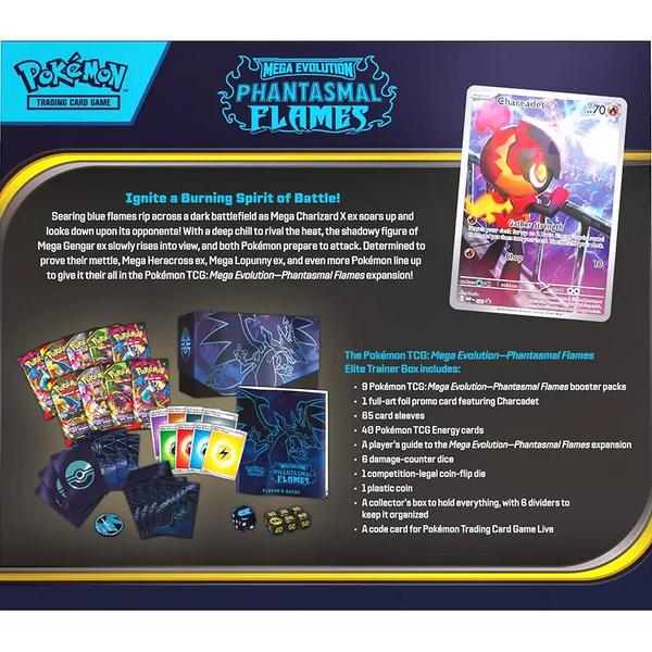 Pokemon - Mega Evolution Phantasmal Flames Elite Trainer Box ETB EN NEU OVP