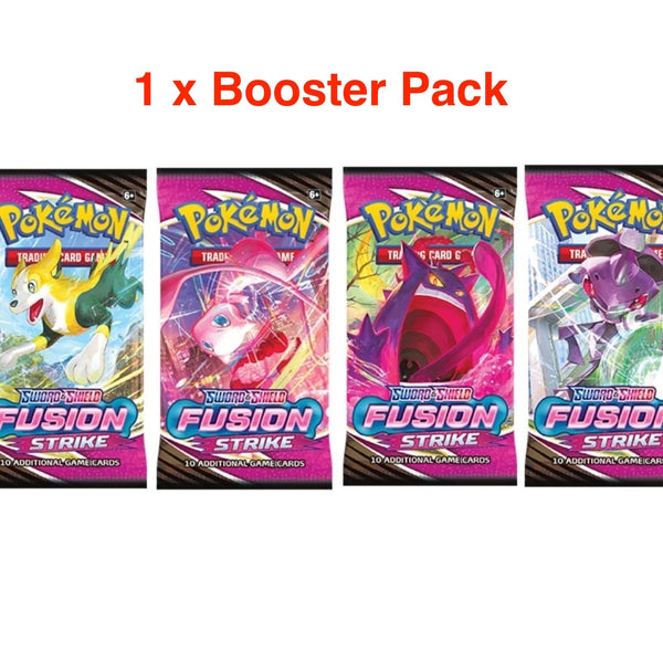 Pokemon - Fusionstrike Booster Pack Sword & Shield (1) - EN NEU SEALED