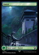 Jurassic World Collection - Forest Full Art REX 25 - NM EN - Magic MTG
