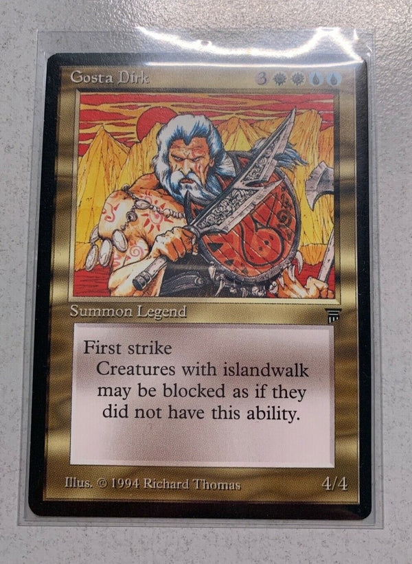 Gosta Dirk - Legends - Reserved List 1994 - EX - EN - MTG Magic The Gathering