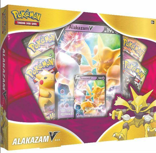 Pokemon - Alakazam V Collection Box Simsala Oversize Card - EN NEU OVP Sealed