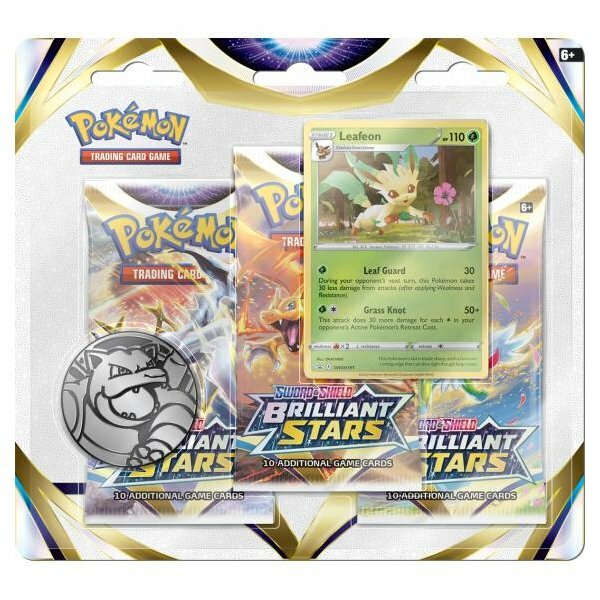 Pokémon - Brilliant Stars SWSH 9 - 3 Pack Booster Blister - EN - NEU & OVP 