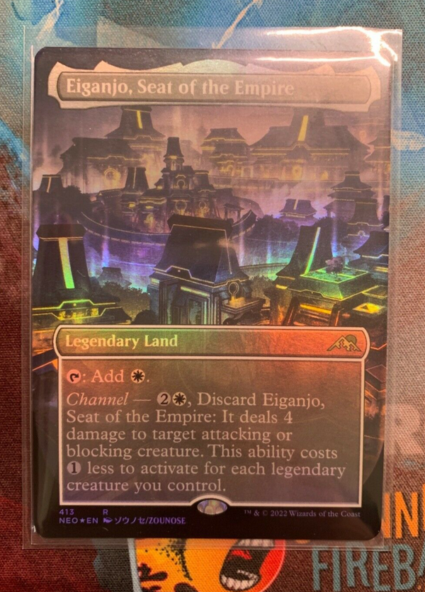 Eiganjo, Seat of the Empire FA Foil - NM EN - Kamigawa: Neon Dynasty - NEO 413