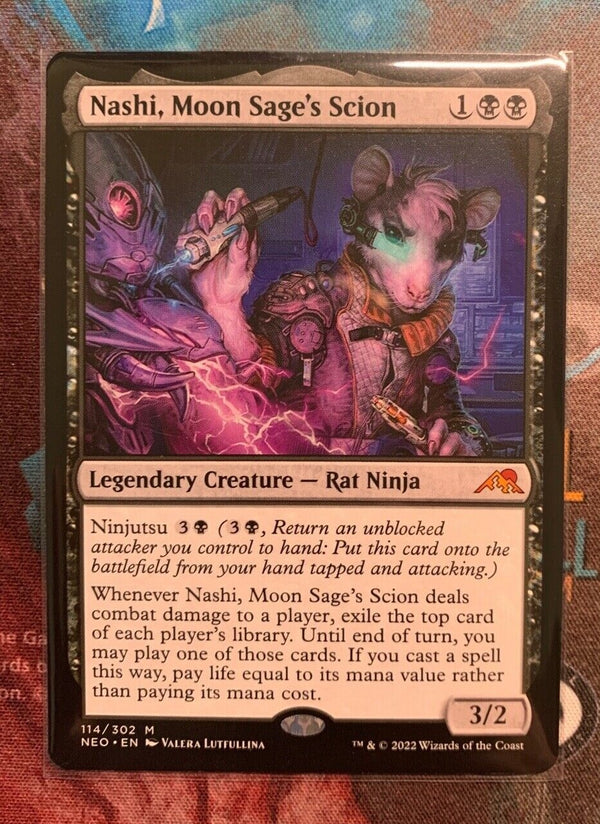 Nashi, Moon Sage's Scion - Kamigawa: Neon Dynasty NEO 114 - NM EN - MTG
