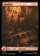 Mountain Basic Land Full Art - Fallout - NM EN - PIP 324 - Magic MTG